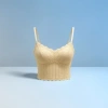 Beige lace halter top for women's summer slimming innerwear Specification image